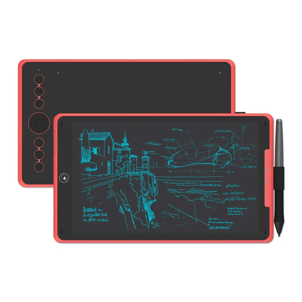 Graphic Drawing Tablet Digital Writing Board Tablet With 11 Shortcut Keys Writing Pad with Battery-free Pen