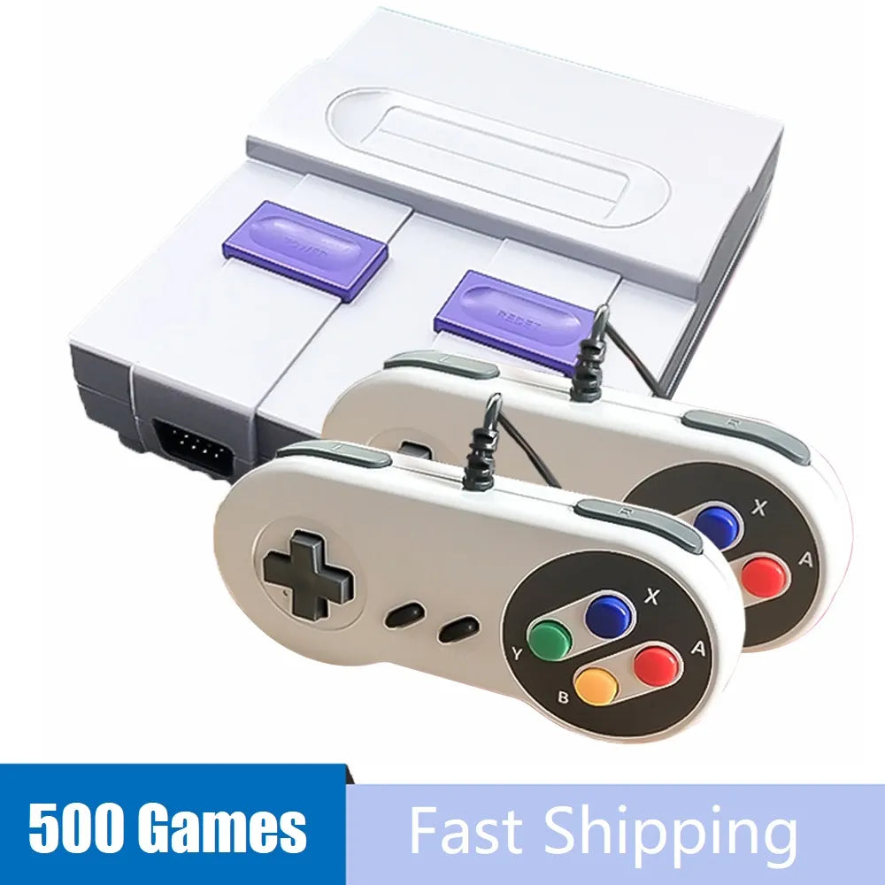 Retro Super Classic Game Mini TV 8 Bit Family Video Game Console Built-in 500 Games Handheld Gaming