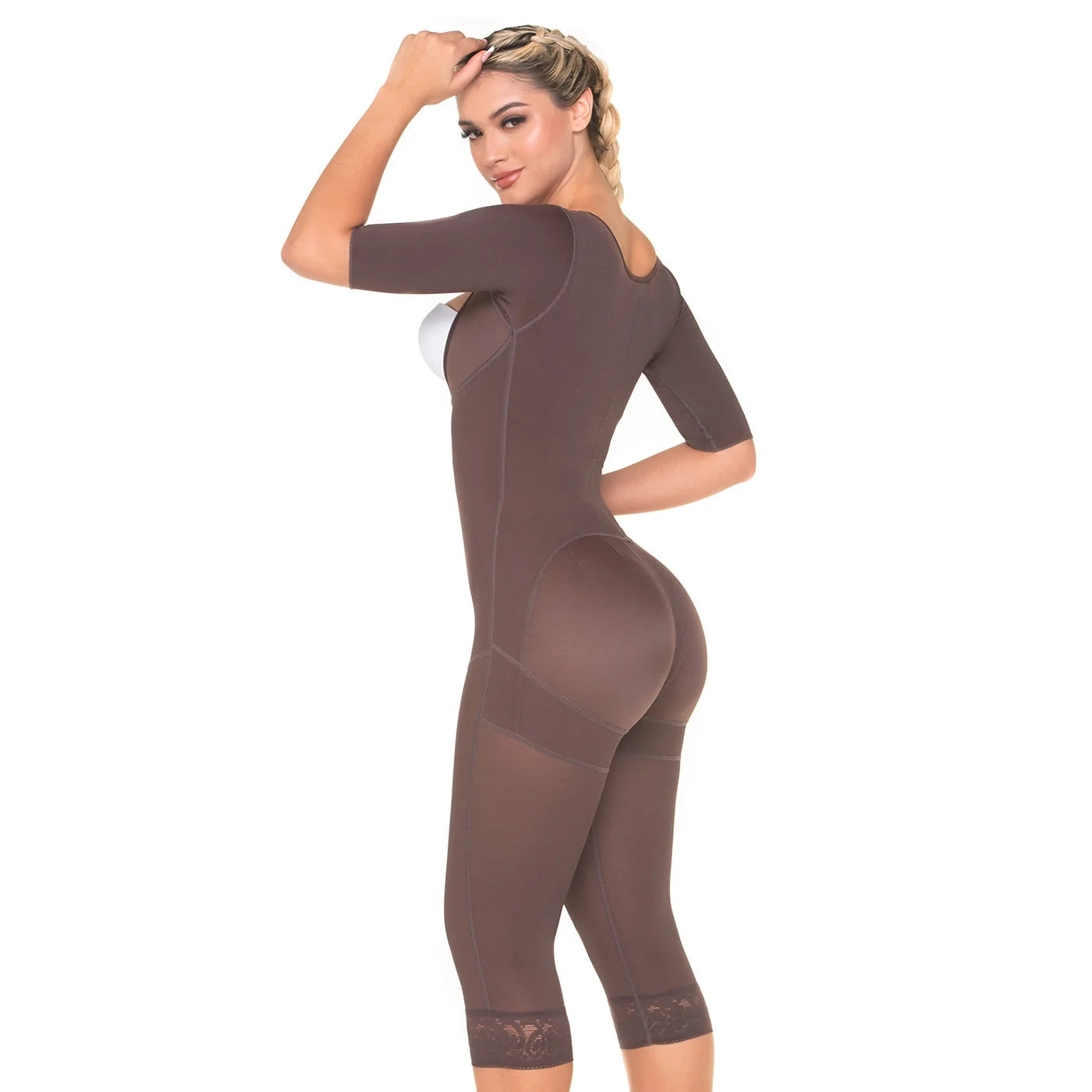 MARIAE FPC7350 Stage 2 Faja Colombiana Post Surgery Postpartum Shapewear for C-section with Sleeves Knee Length - Image 18