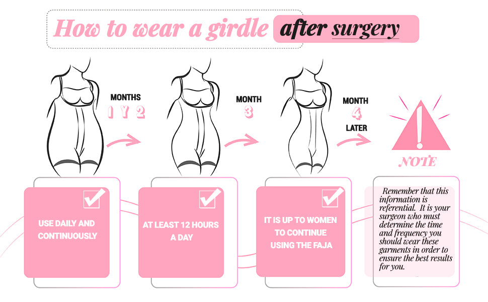 How to wea a girdle after surgery