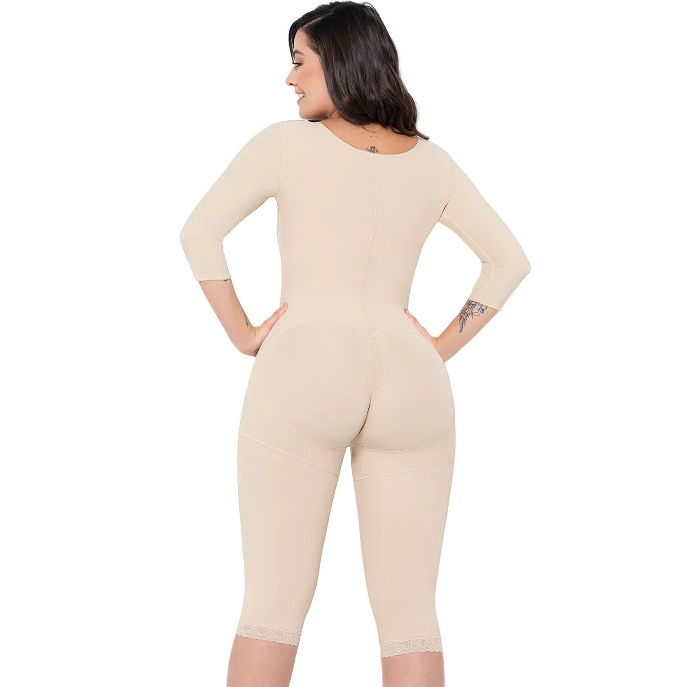 MARIAE FPC7350 Stage 2 Faja Colombiana Post Surgery Postpartum Shapewear for C-section with Sleeves Knee Length - Image 8
