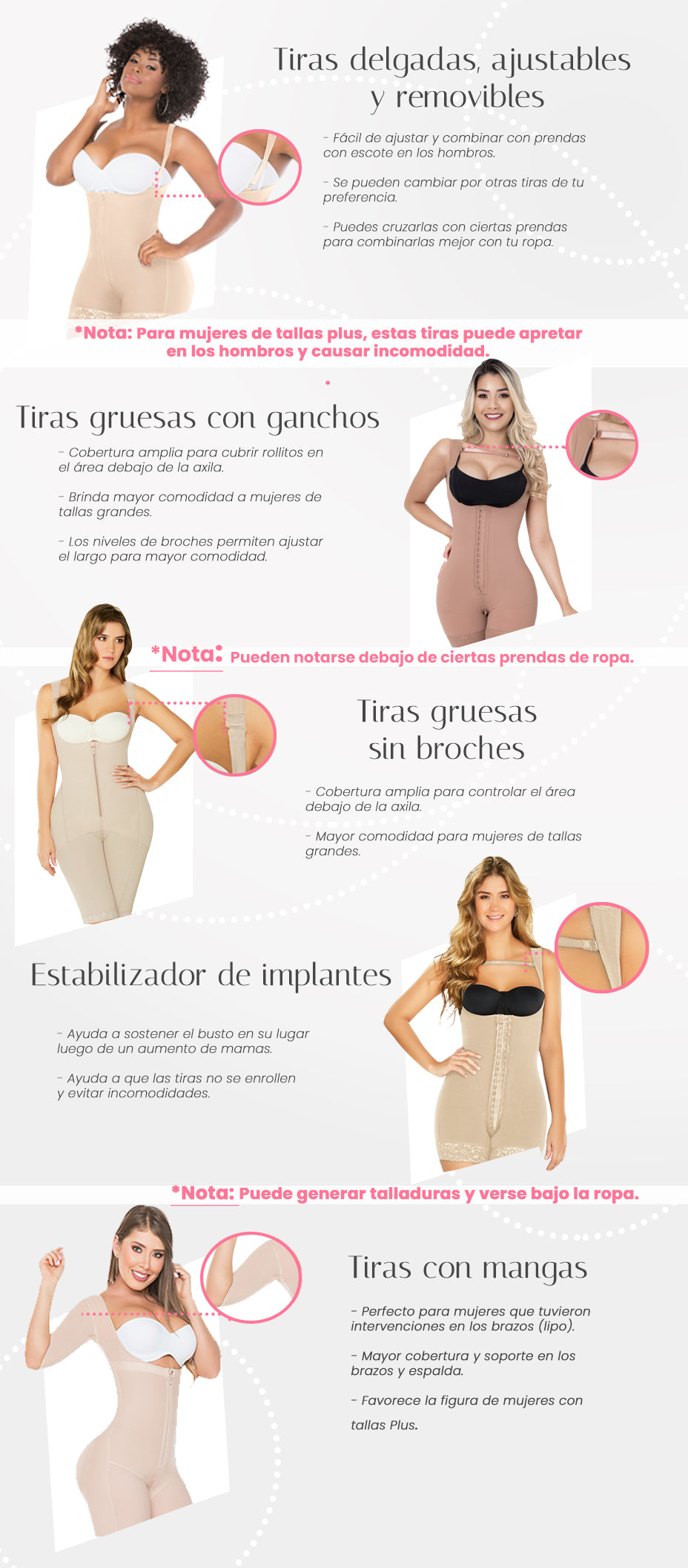 Women's Faja Colombiana Post Surgical Bra -Brasier Postquirurgico