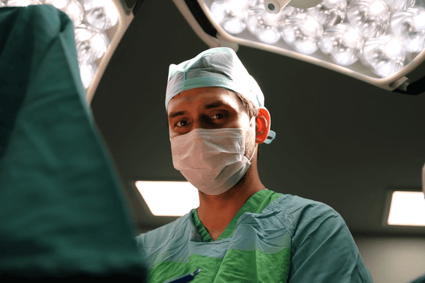 surgeon in the operating room