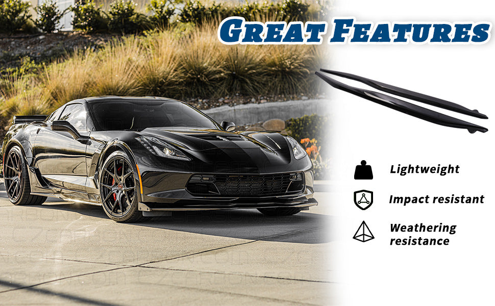 NUBEHONE C7 Side Skirt Rocker Panels-2