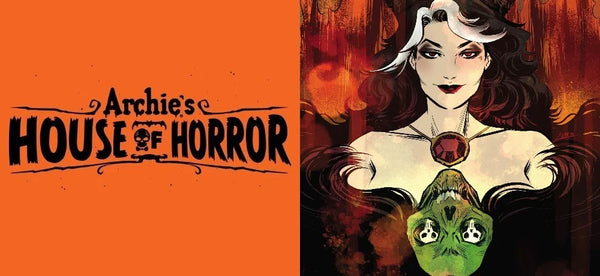Archie's House of Horror Daily Dead banner featuring the imagery from Soo Lee's Madam Satan: Hell on Earth variant cover.