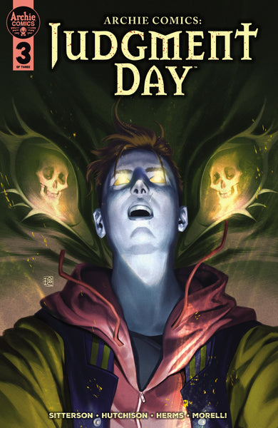 A ghastly-looking Archie is consumed by skeletal demons in a variant cover by Reiko Murakami for Archie Comics: Judgment Day #3.