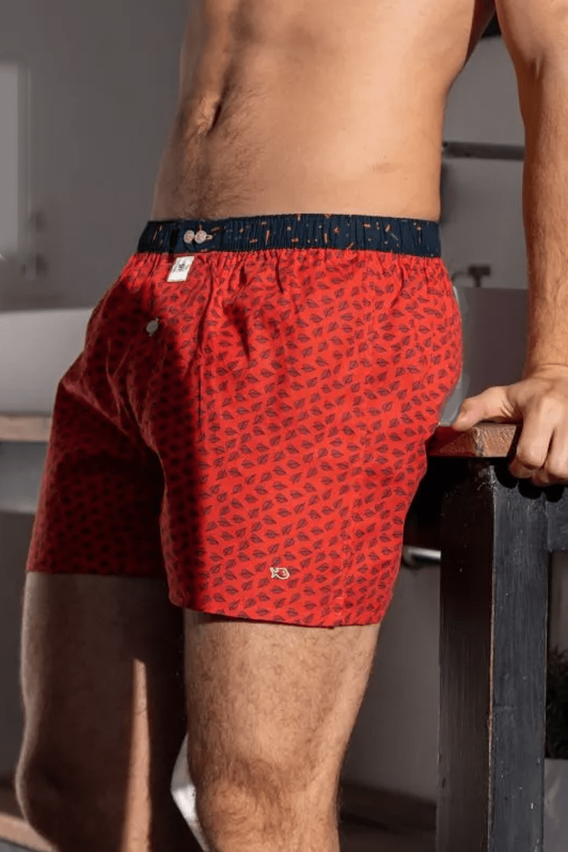 Men's Organic Cotton Boxers Ca28 - Pineapple (S, M, L, XL) - Natural  Clothing Company