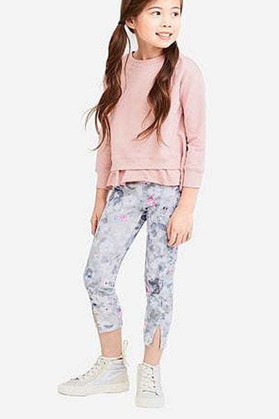 SALE cotton leggings watercolor