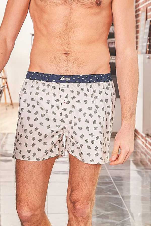 Organic cotton boxer shorts - for men - Red Jungle