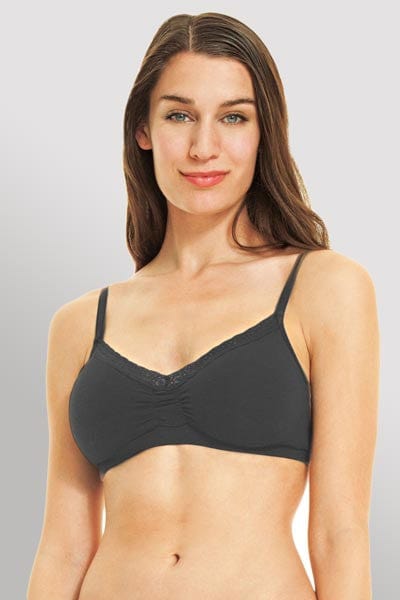 Plus size organic cotton padded bra  Shop women's bra made in Canada –  econica