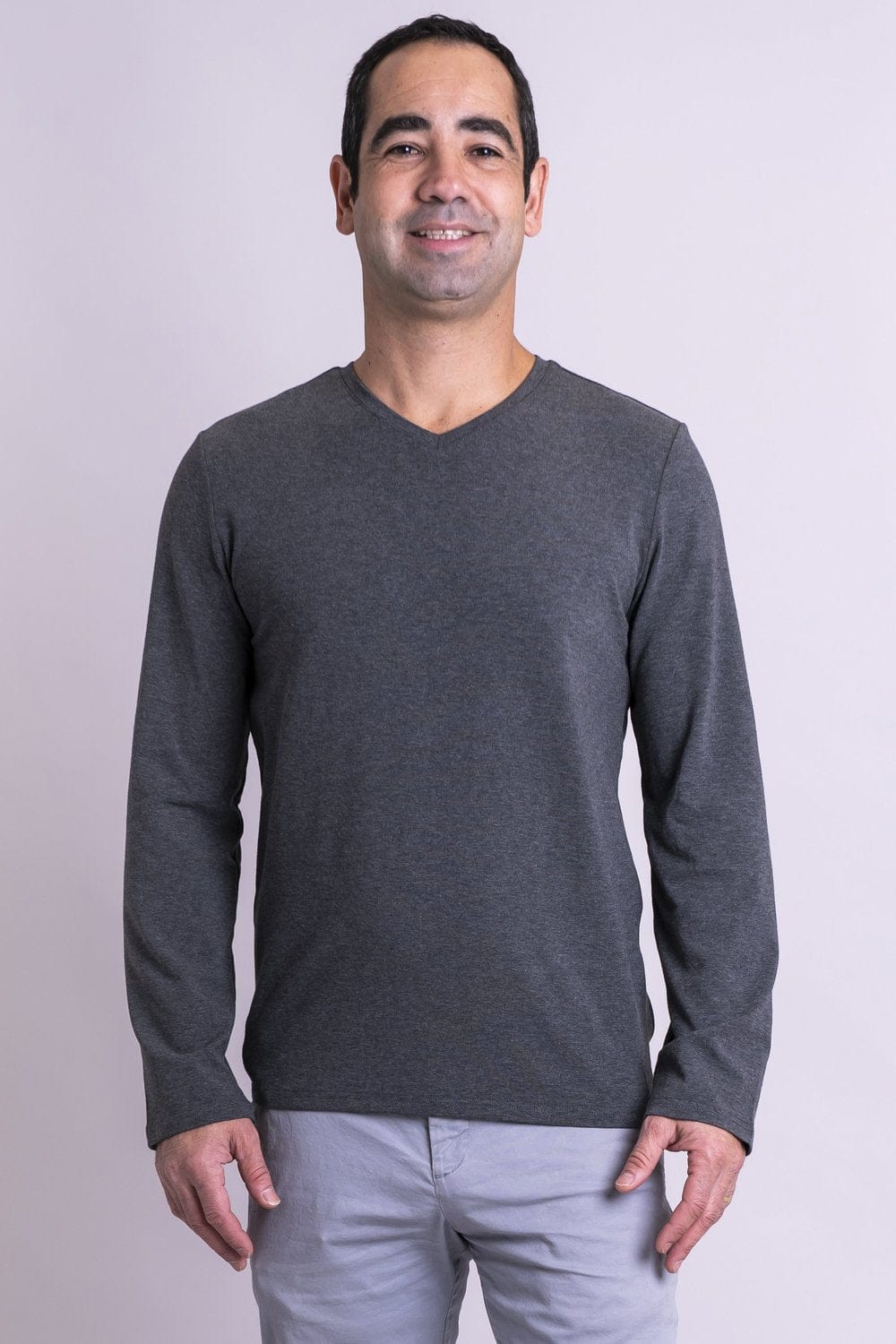 Men's Organic Long Sleeve Shirt - Natural Clothing Company