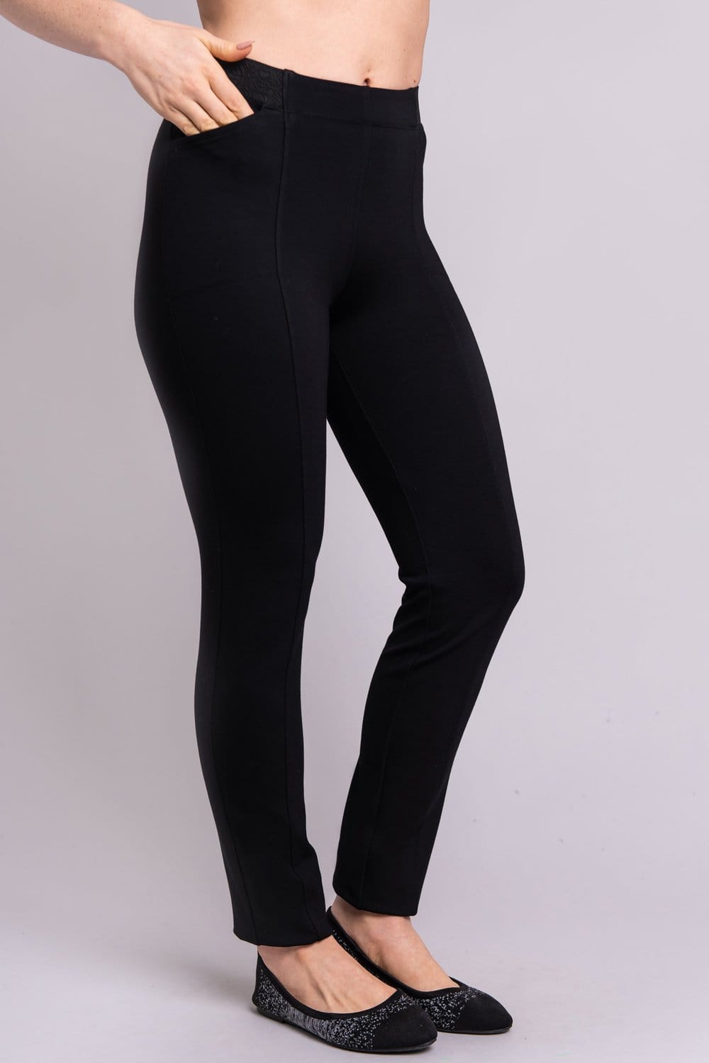 Ponte Pants - Straight Leg (L only) - Natural Clothing Company