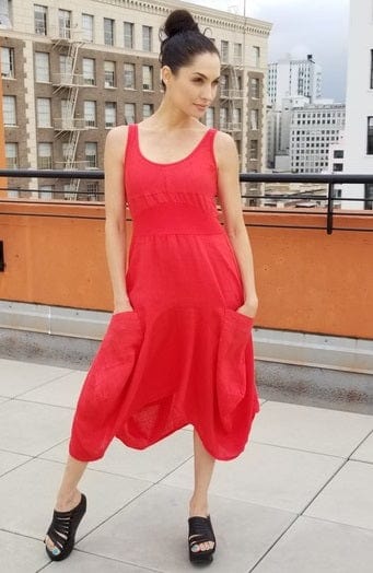 Italian Linen Dress by Inizio - Flutter  Italian linen dress, Flutter  dress, Summer linen dresses