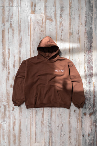 Brown Signature Hoodie