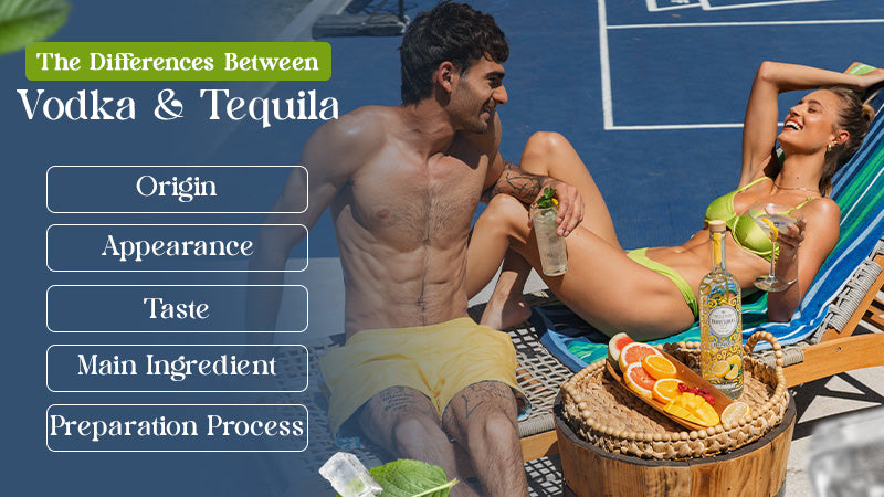 The Differences Between Vodka and Tequila