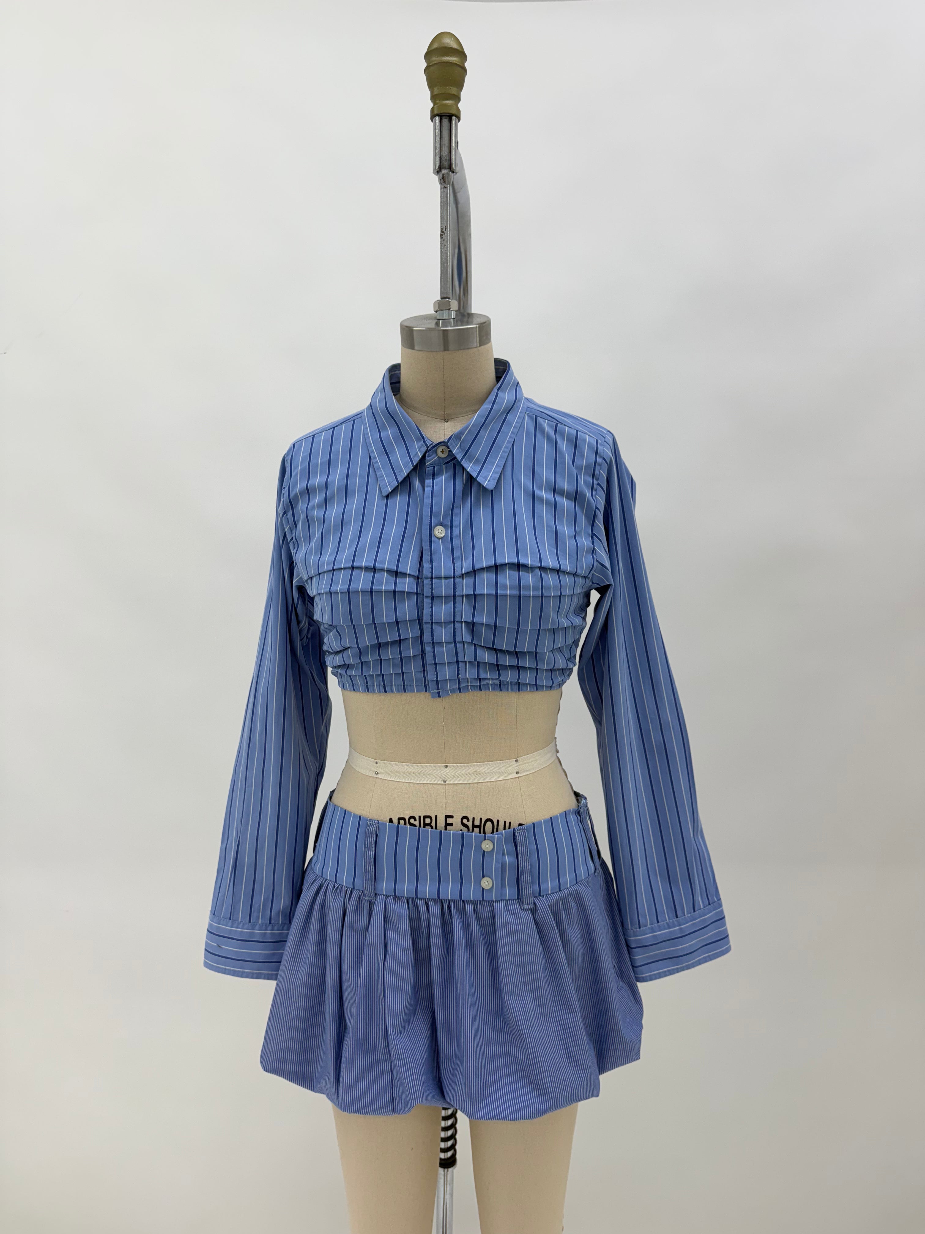 2 PIECE BUTTON DOWN SET | ROYAL BLUE