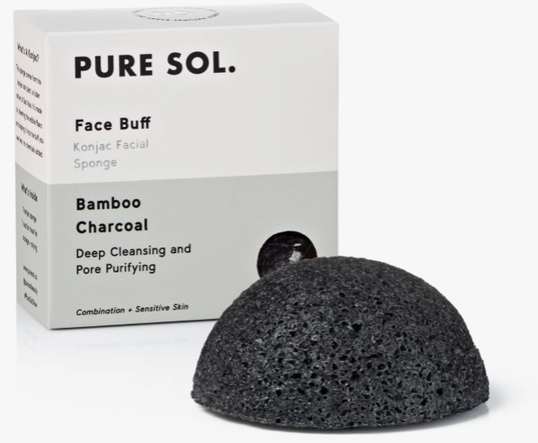 Bamboo Charcoal Facial Sponge