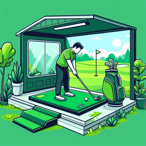 indoor home golf simulator