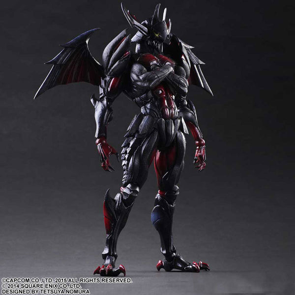 square enix monster hunter 4: diablos armor (rage version) ultimate play arts kai figure