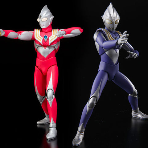 Ultra Act Ultraman Tiga Power Type Sky Type Set Anime Figure Bandai Figure Central