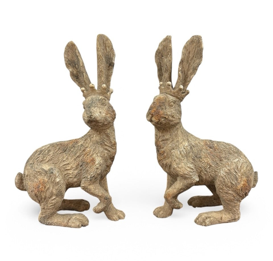 Regal Resin Rabbit Figurine