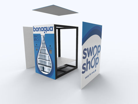 Bonaqua Swop Shop Render Option 2 Exploded view