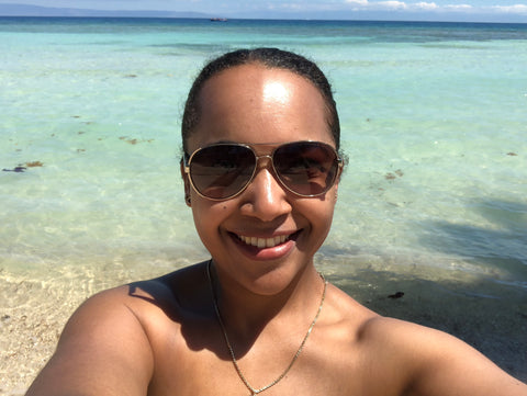 Malachite + Elephant Founder on Vacation in Haiti Selfie