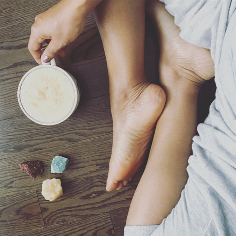 Ethical ethos, meditation, coffee and crystals