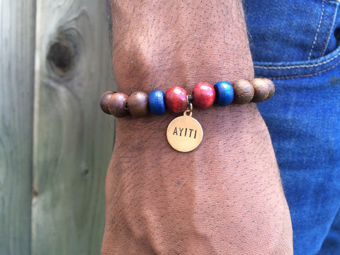 AYITI bracelet by ENBOIS ORIGINALS supporting The Haiti Tree Project