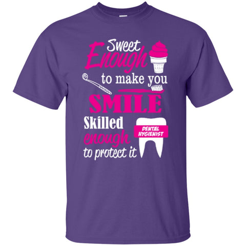 Short Sleeve - Sweet Enough To Make You Smile Skilled Enough To Protect It  T-Shirt