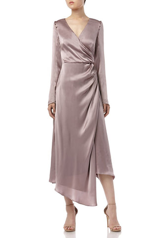 Iris Dress in Dusty Rose from Amur