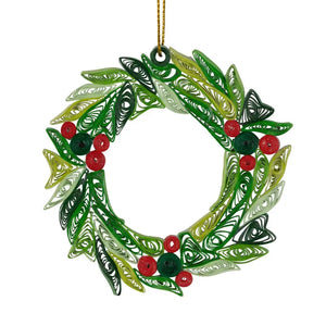 Quill Paper Wreath Ornament - Outlet Shop