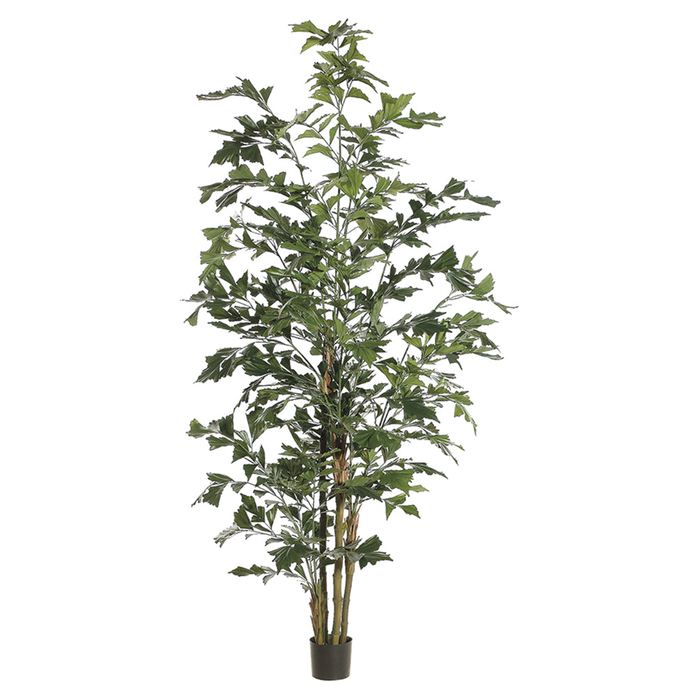 8' Flying Fishtail Silk Palm Tree w/Pot (pack of 2)