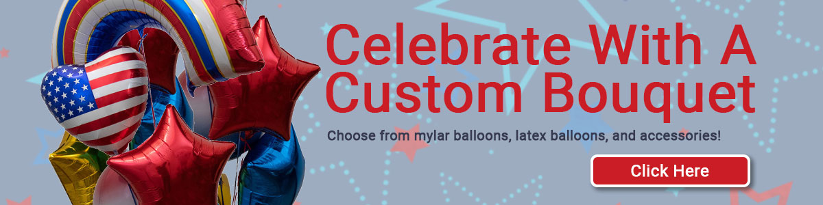 Make Your Own Patriotic Balloon Bouquet