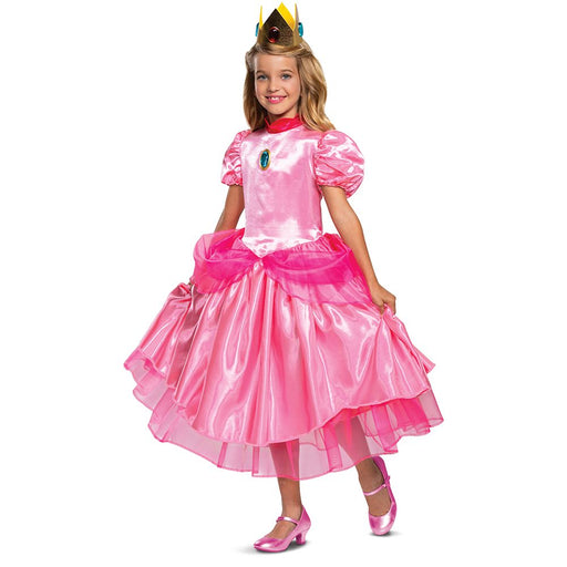 Super Mario Princess Peach Adult Deluxe Costume