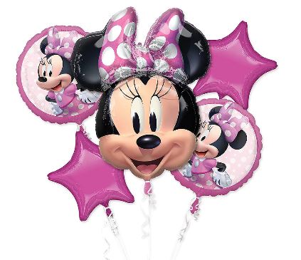 Ballon Alu Minnie Mouse Happy Birthday 43cm - Articles festifs 