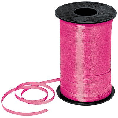 Hot Pink Curling Ribbon Keg 3/16in x 66ft - Party Connexion LLC