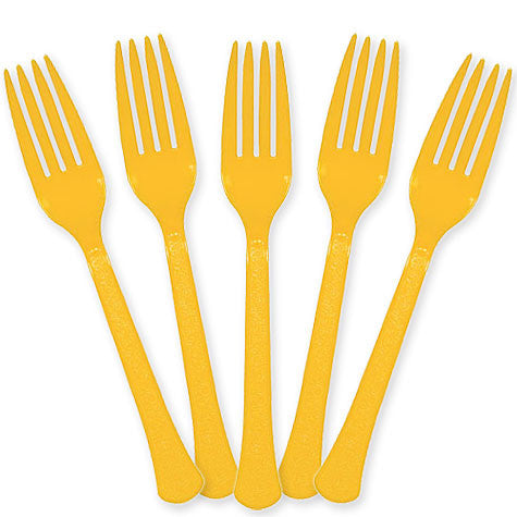 16ct Black Disposable Fork & Spoon Set