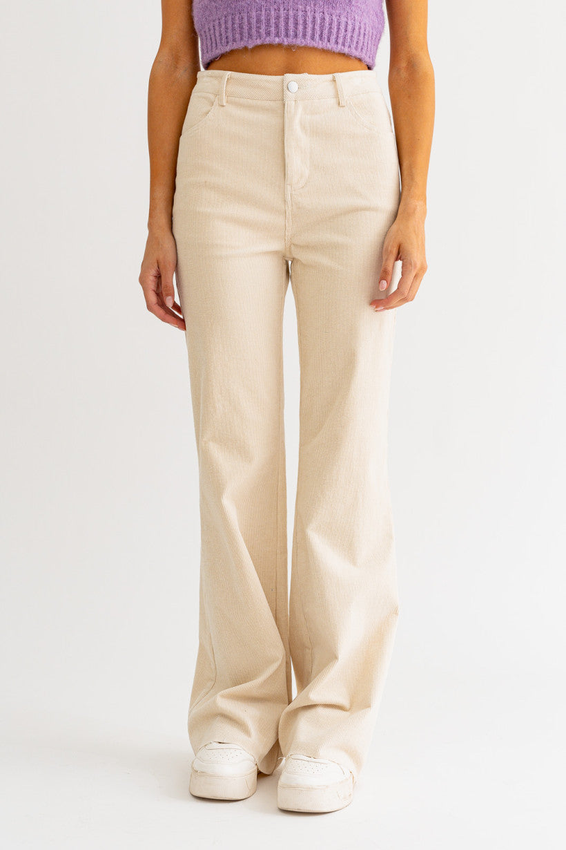 Corduroy Flare Pants