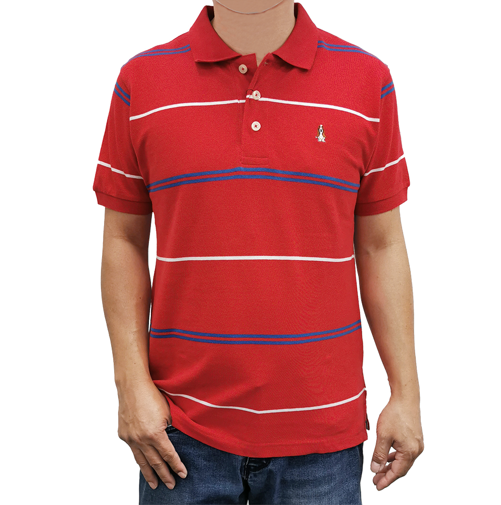 Hush Puppies - Maverick Stripe Polo Tee 