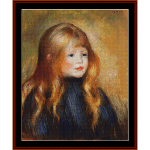 Edmund Renoir – Pierre Auguste Renoir pdf cross stitch pattern