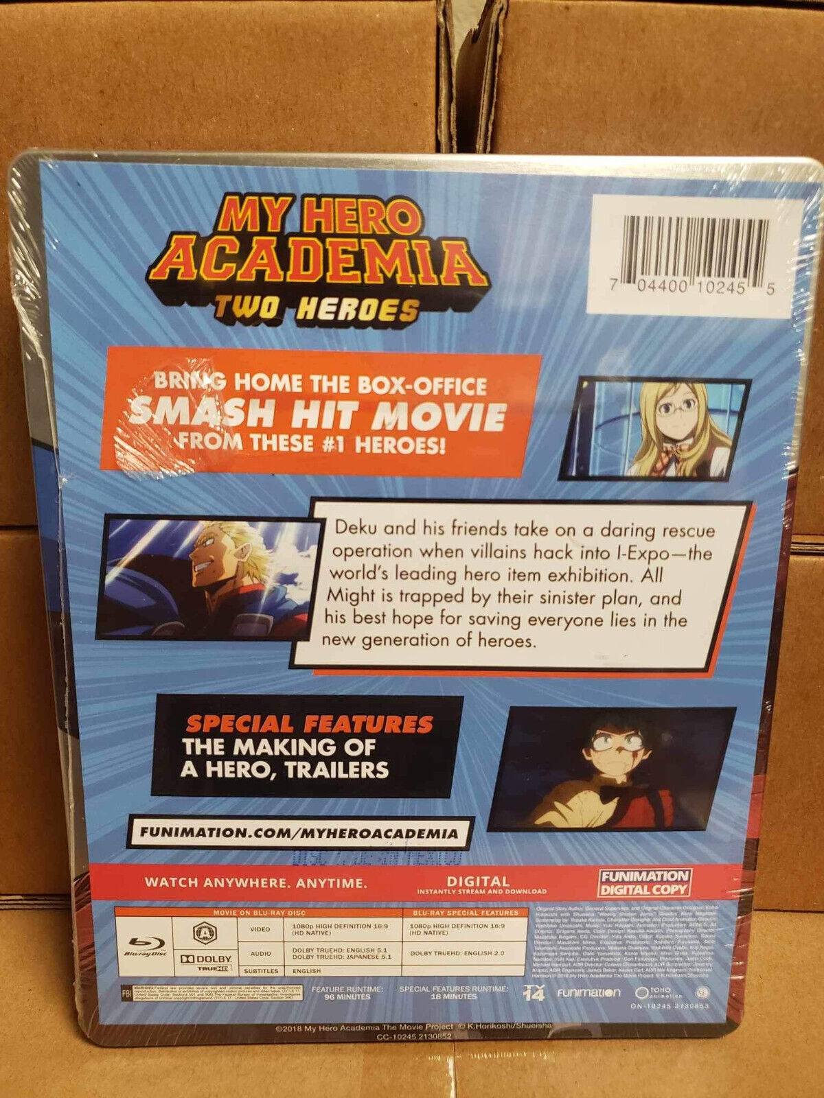 My Hero Academia: Two Heroes [Blu ray] [Blu-ray]