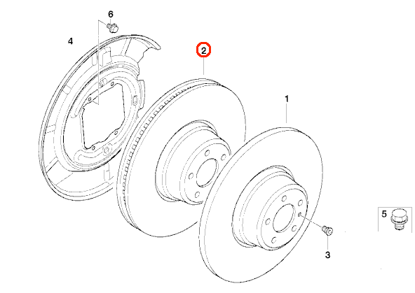 BMW E M3 Z3M / フロント ベンチレーティッド ブレーキ