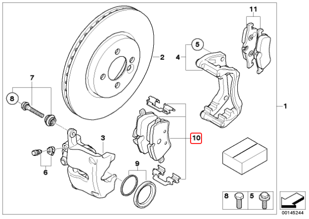 BMW MINI ( R50 R52 R53 R55 R56 R57 R58 R59 R60) / フロント