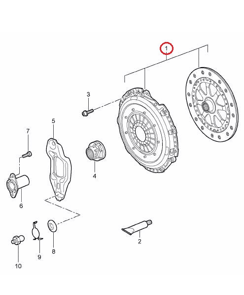 ポルシェ (997) / クラッチキット / 99711691303 / SACHS [3000951020 