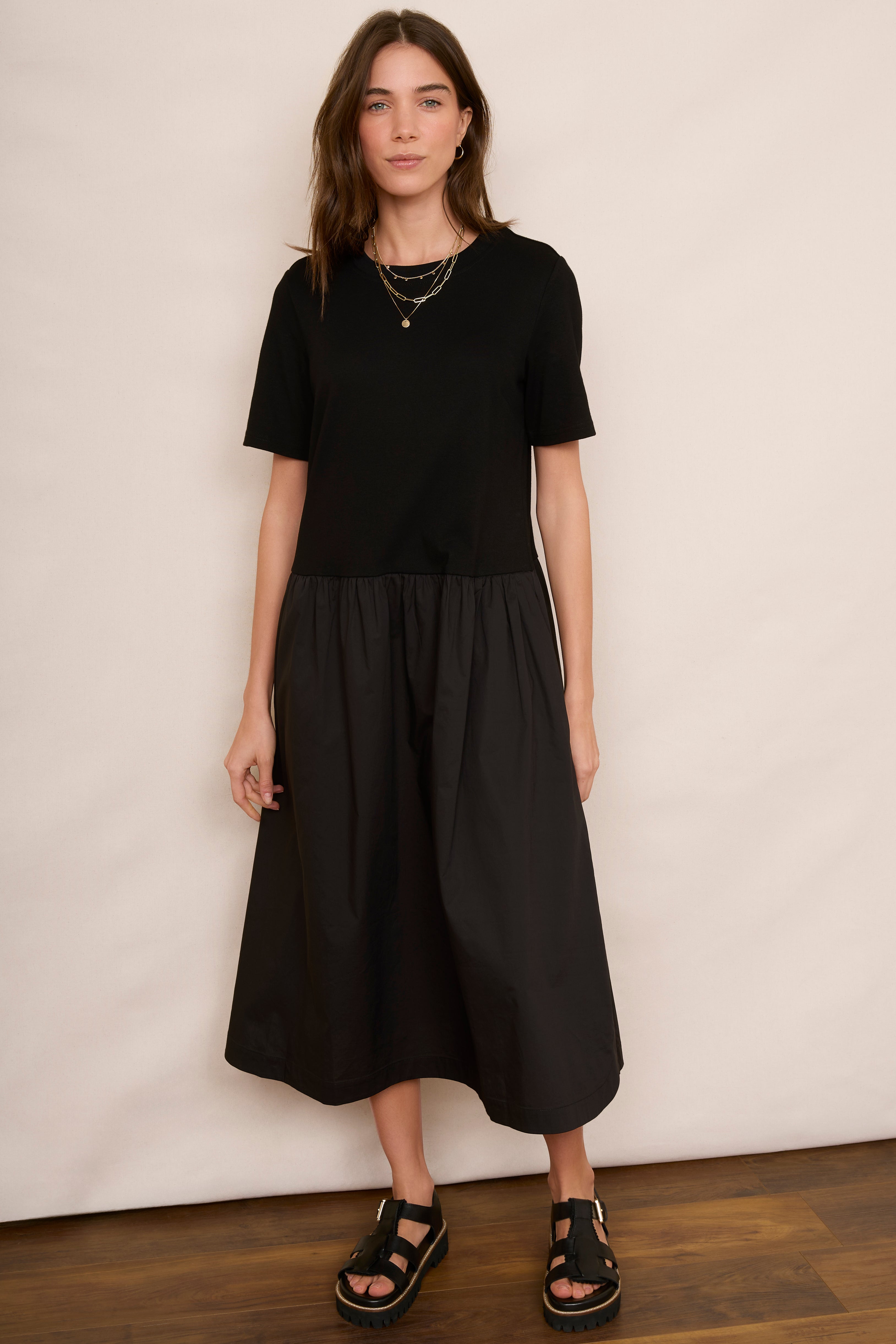 Ida Jersey Dress - Black