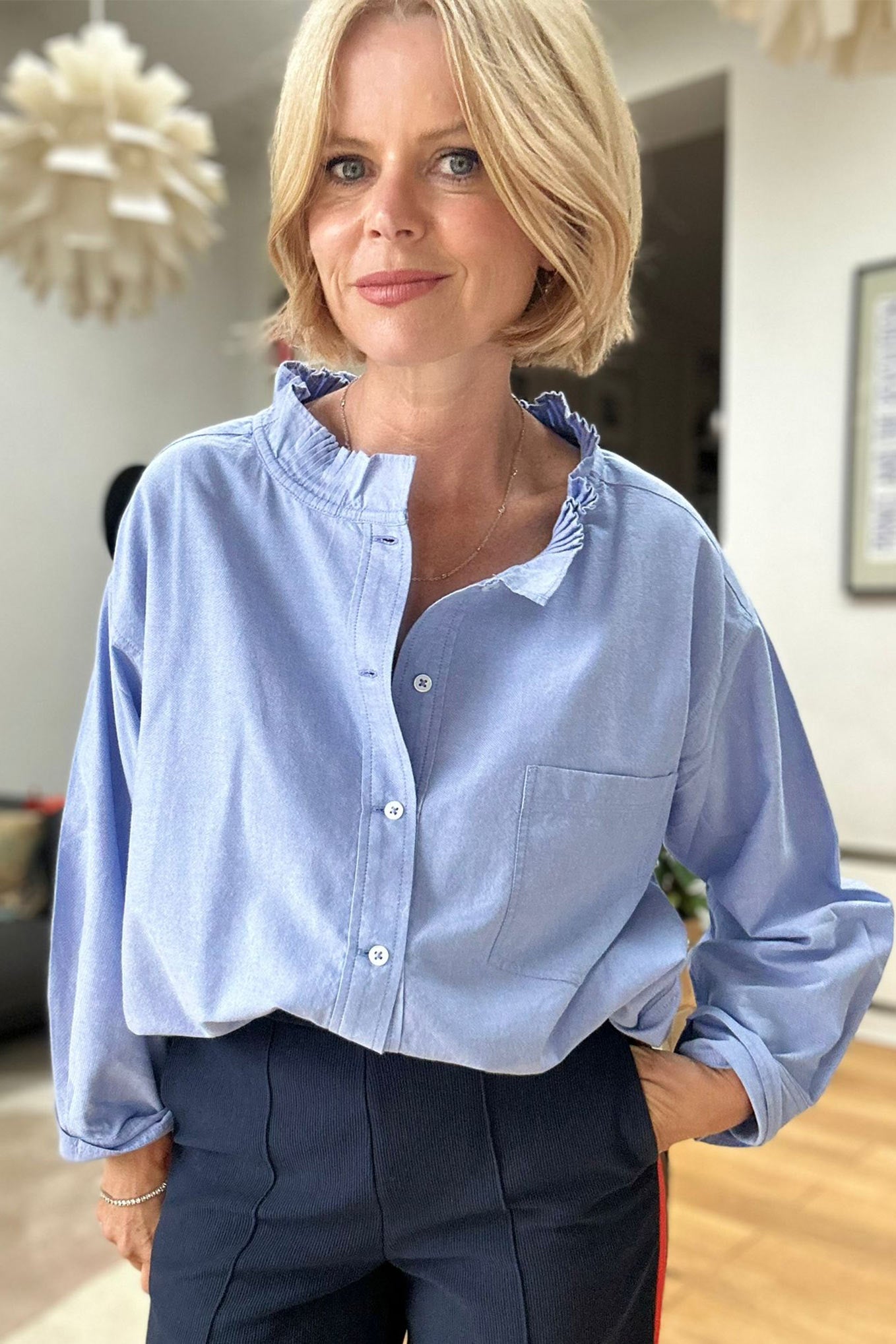 Odette Blouse - Chambray