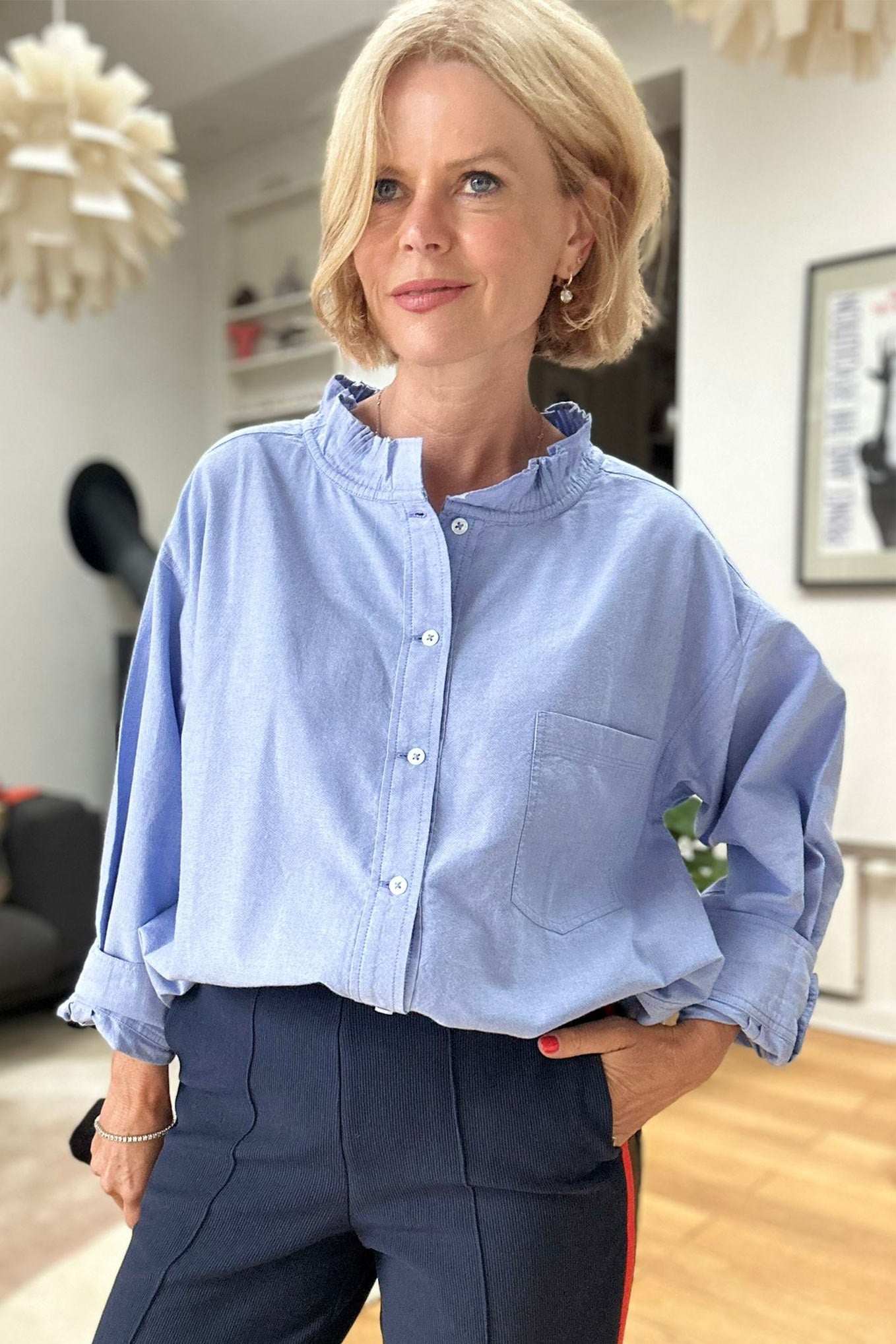 Odette Blouse - Chambray