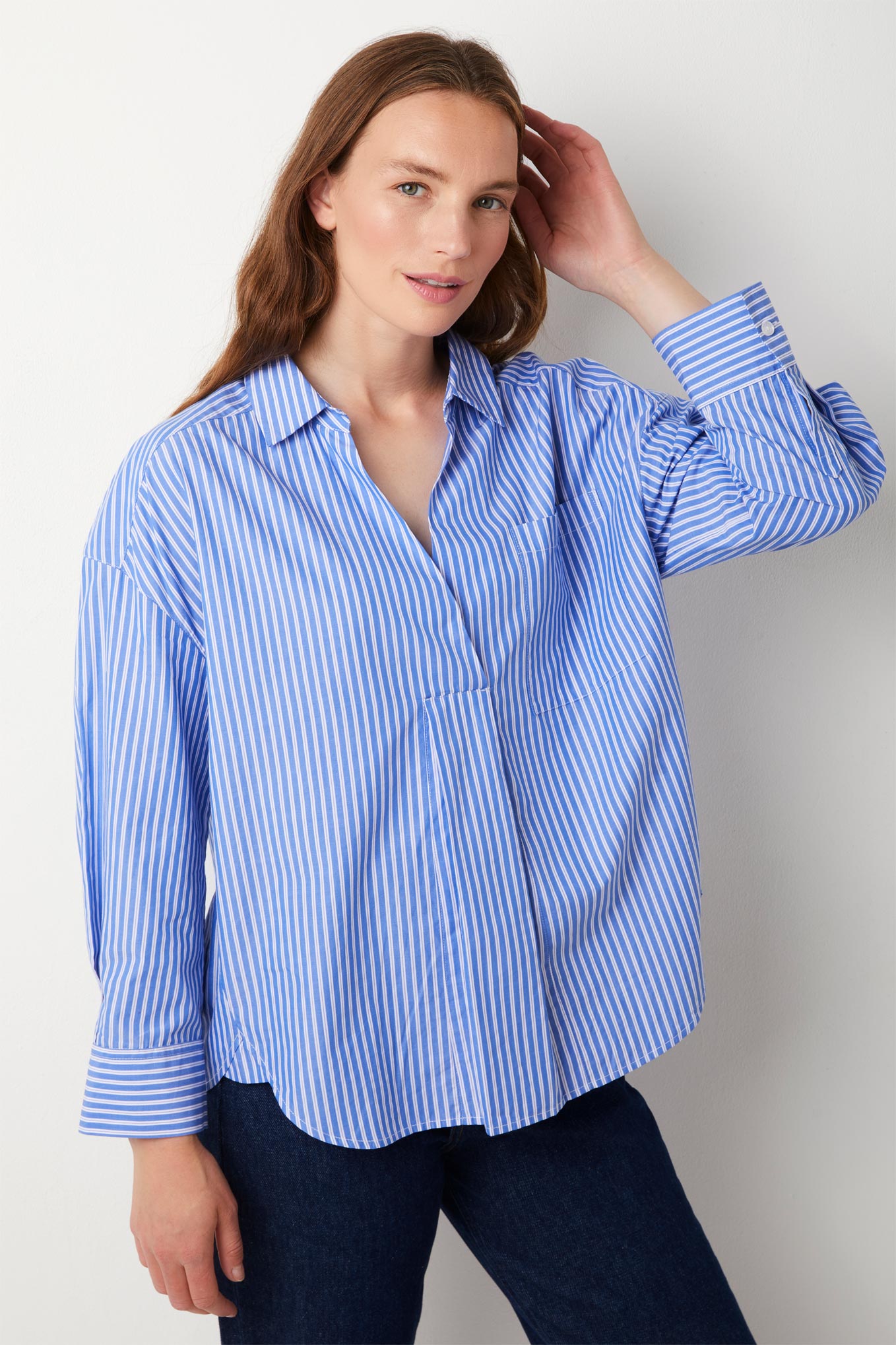 DB x Wyse Stripe Shirt - Blue/White