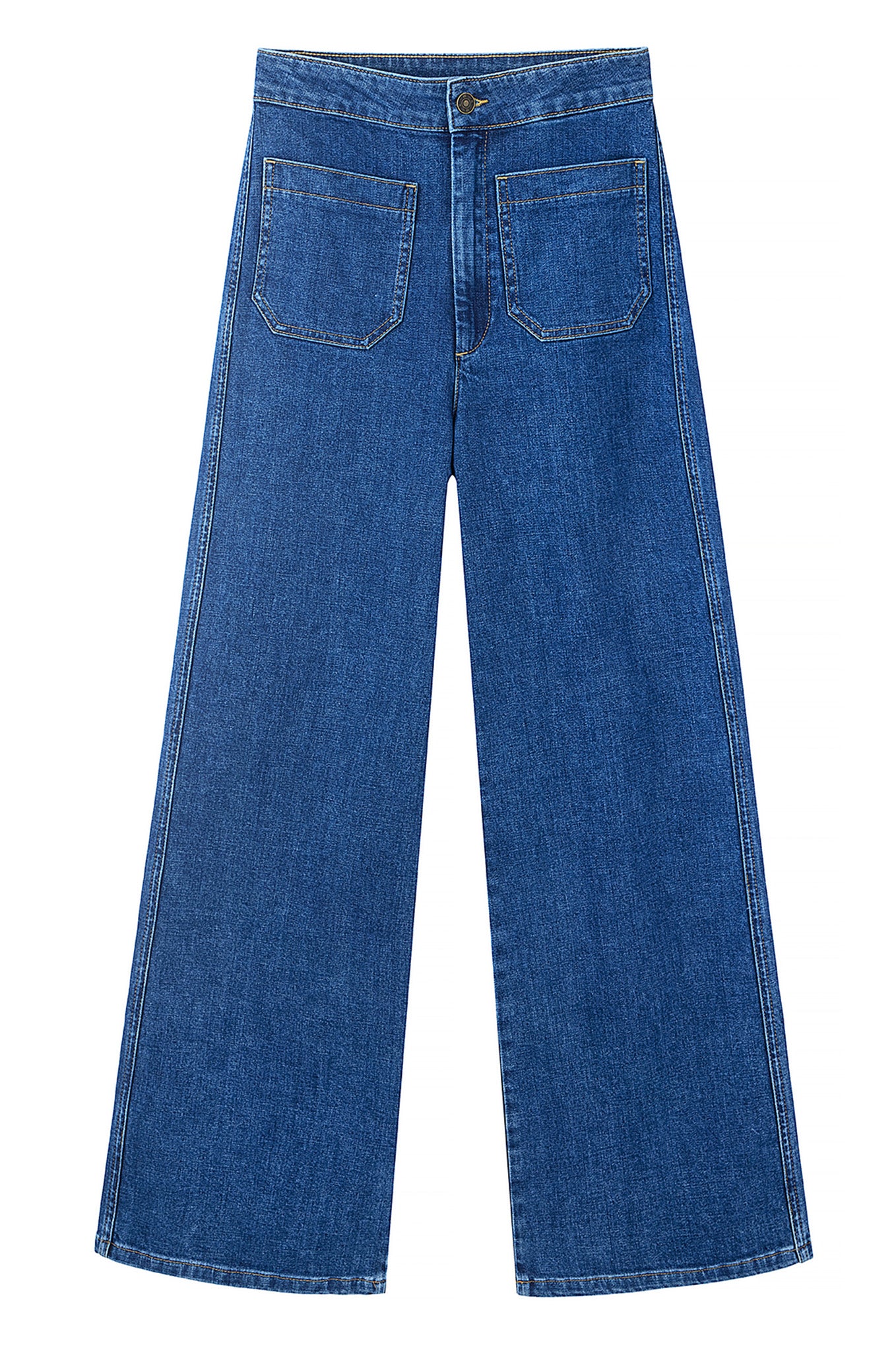 Flossie Flare Jean - Mid Wash - Longer Length